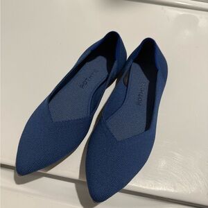 Rothy's Elegant Navy Blue Flats
